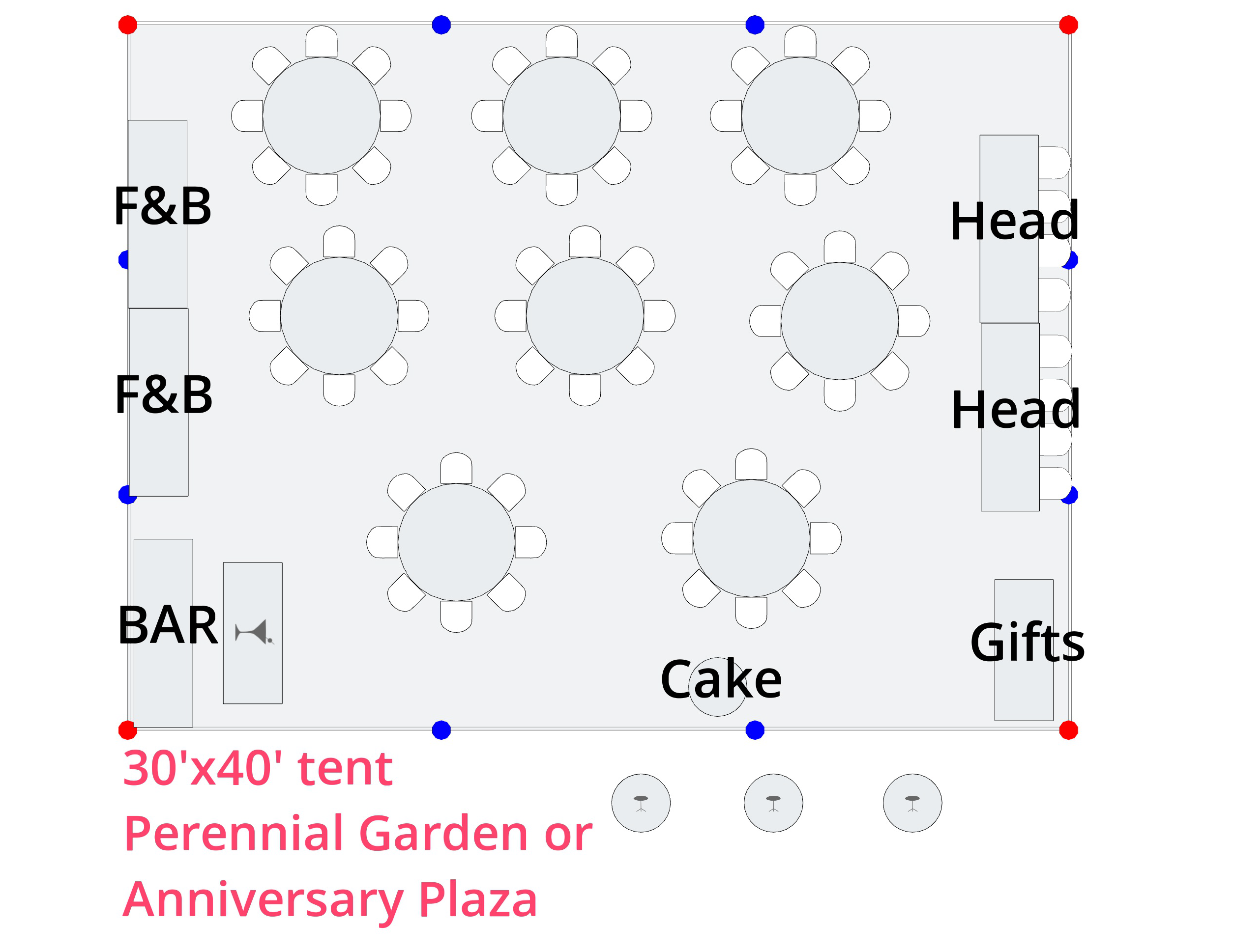 40x30 Tent Rounds